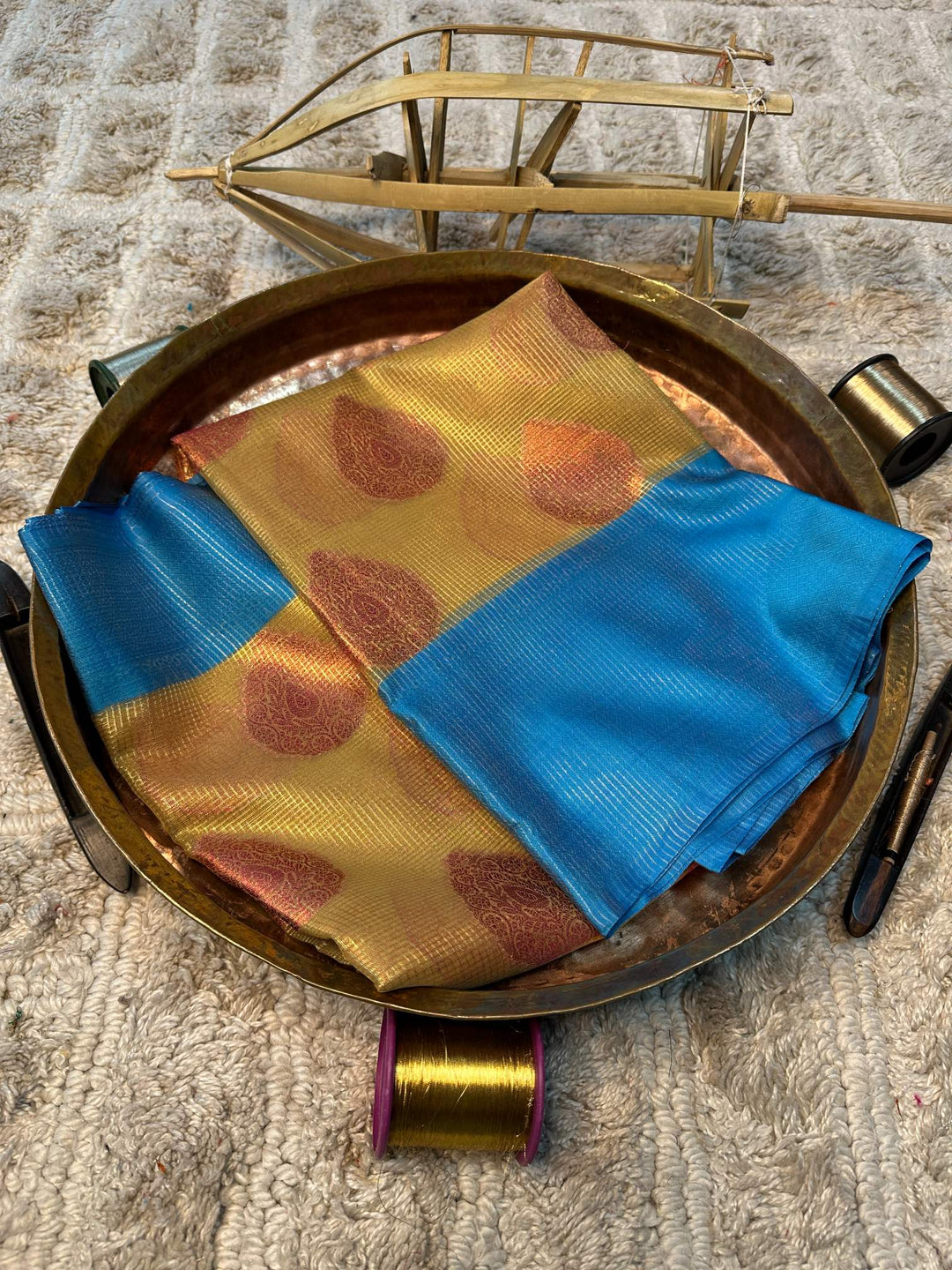 Eccentric zari weave Softsilk Banarasi saree