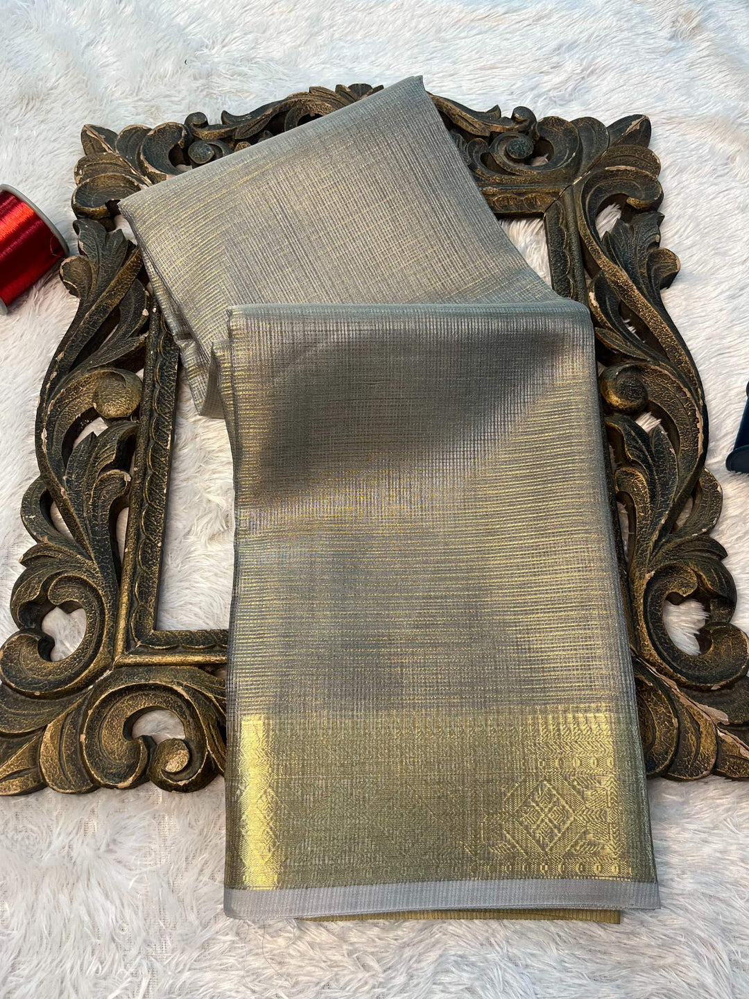 Eccentric zari weave Softsilk Banarasi saree
