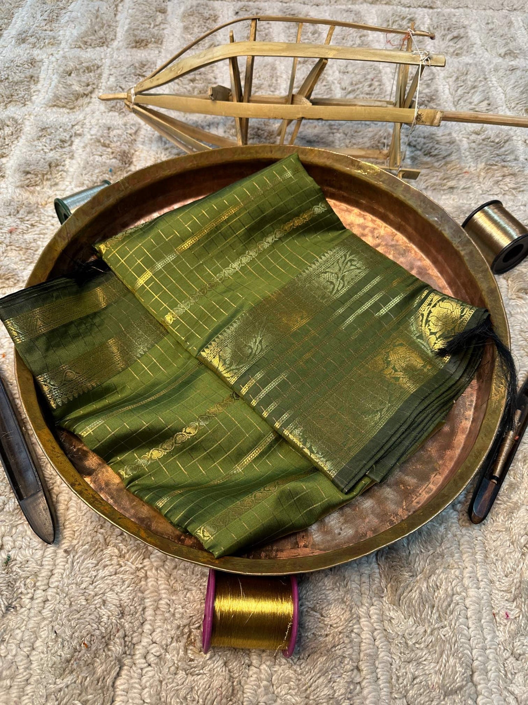 Eccentric zari weave Softsilk Banarasi saree