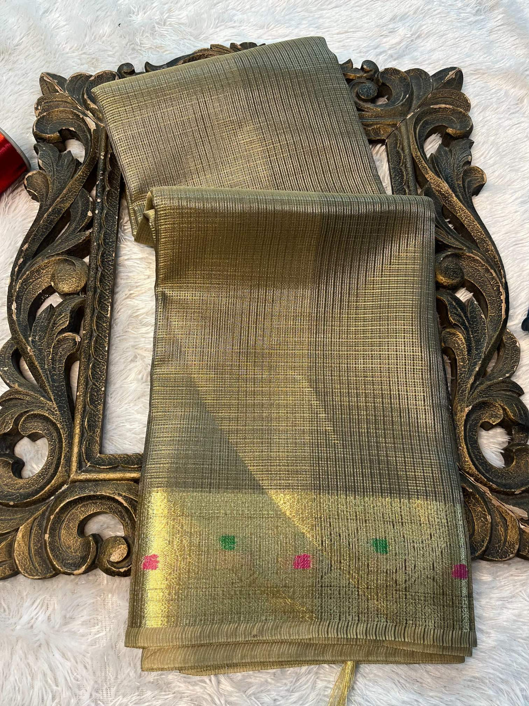 Eccentric zari weave Softsilk Banarasi saree