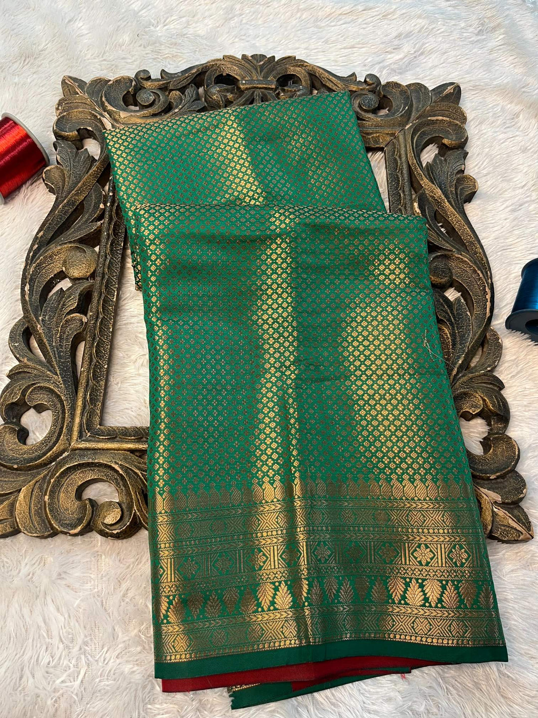 Eccentric zari weave Softsilk Banarasi saree