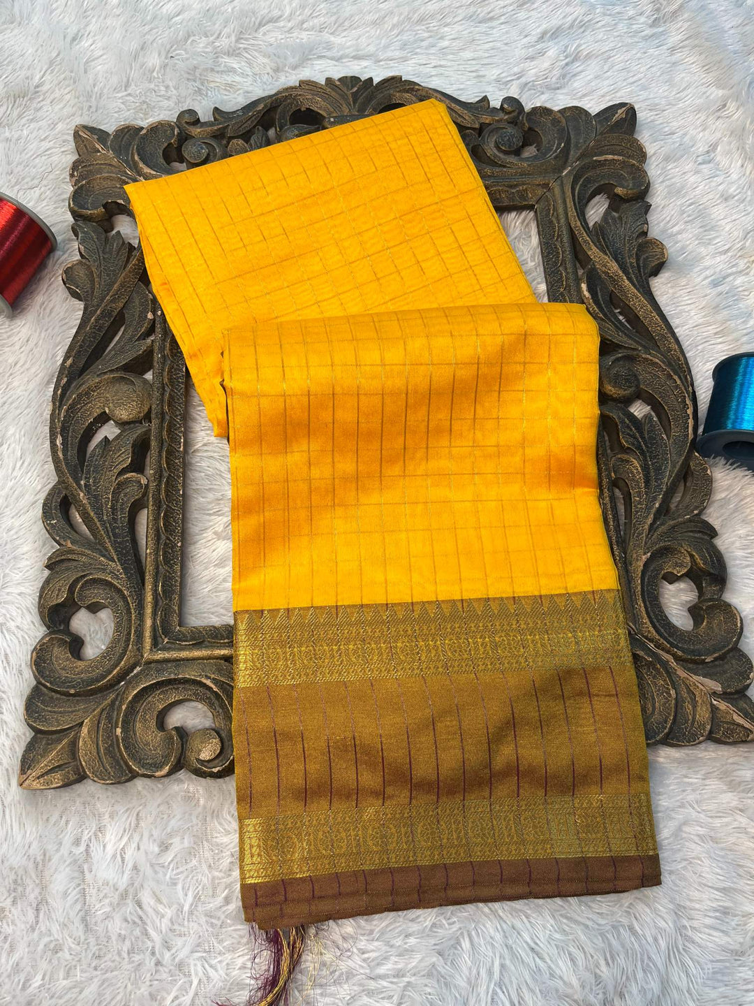 Soft Cotton Silk Rtique Zari Banarasi Saree