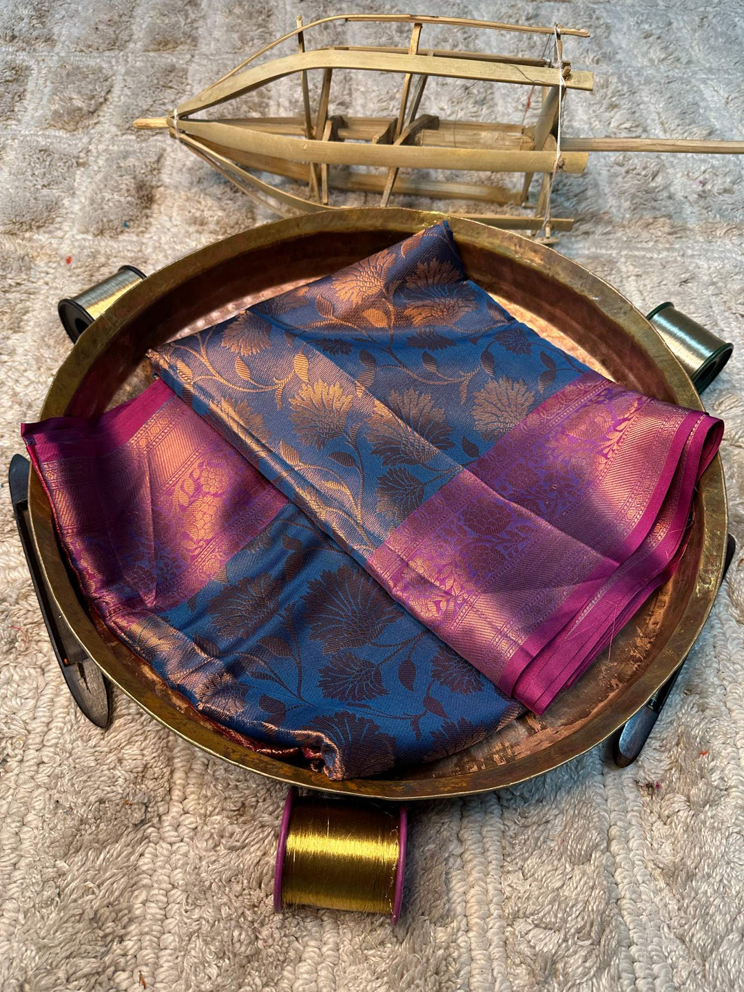 Eccentric zari weave Softsilk Banarasi saree