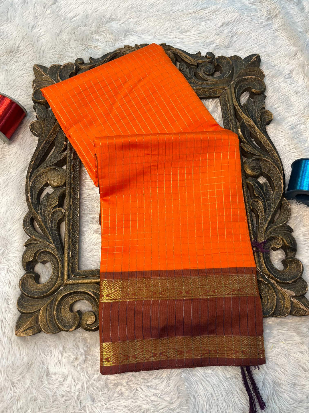 Soft Cotton Silk Rtique Zari Banarasi Saree