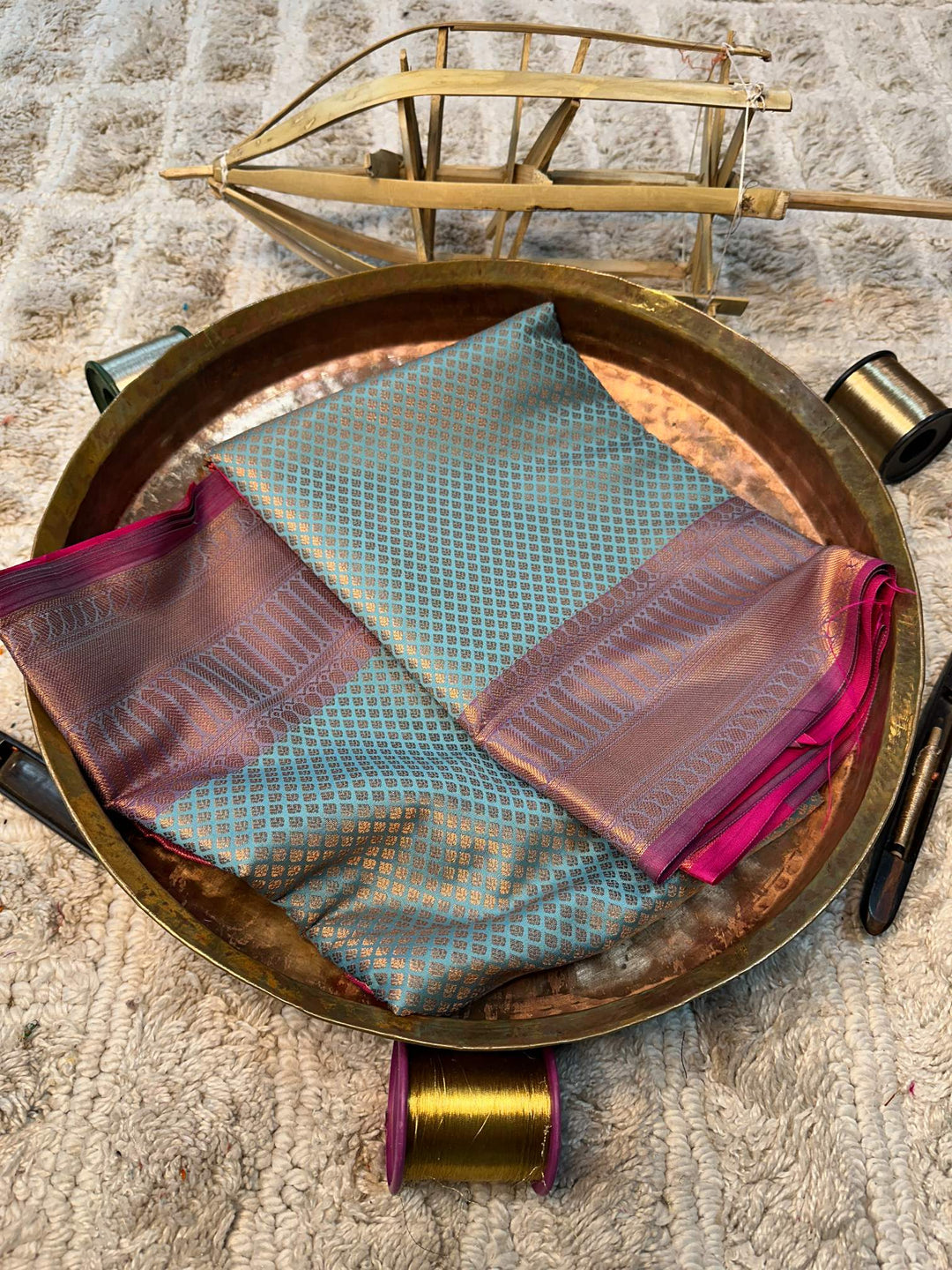 Eccentric zari weave Softsilk Banarasi saree