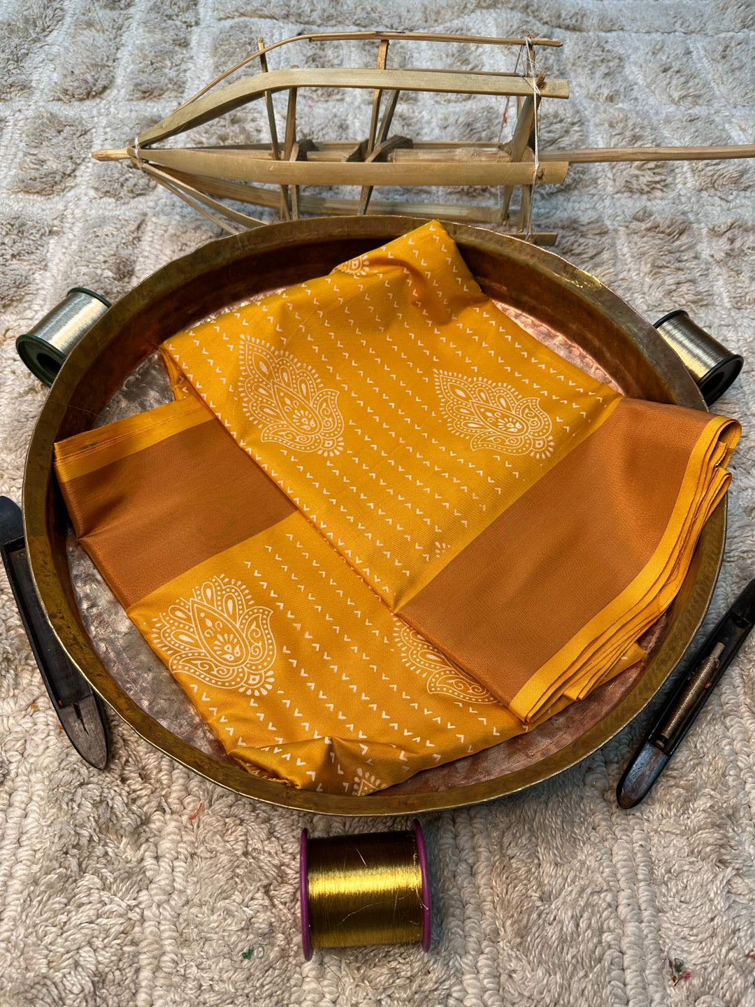 Eccentric zari weave Softsilk Banarasi saree
