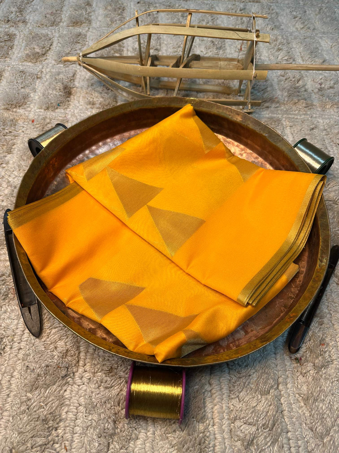 Soft Cotton Silk Rtique Zari Banarasi Saree