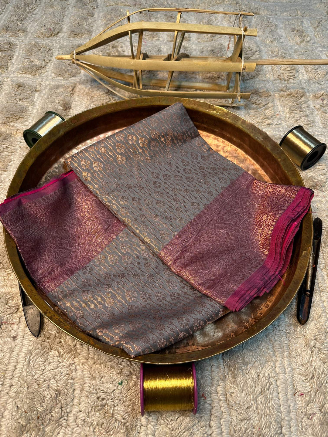 Eccentric zari weave Softsilk Banarasi saree