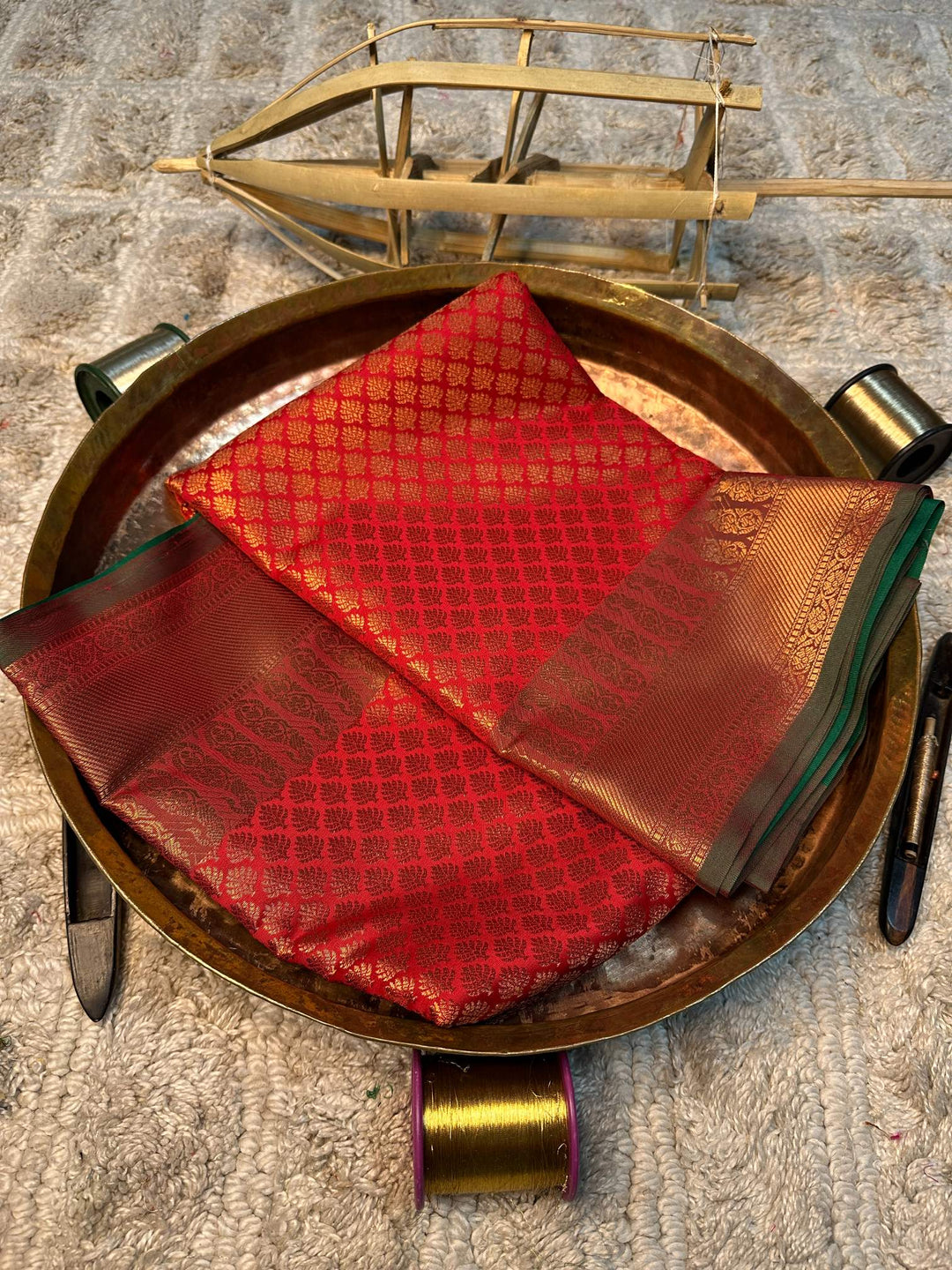 Eccentric zari weave Softsilk Banarasi saree
