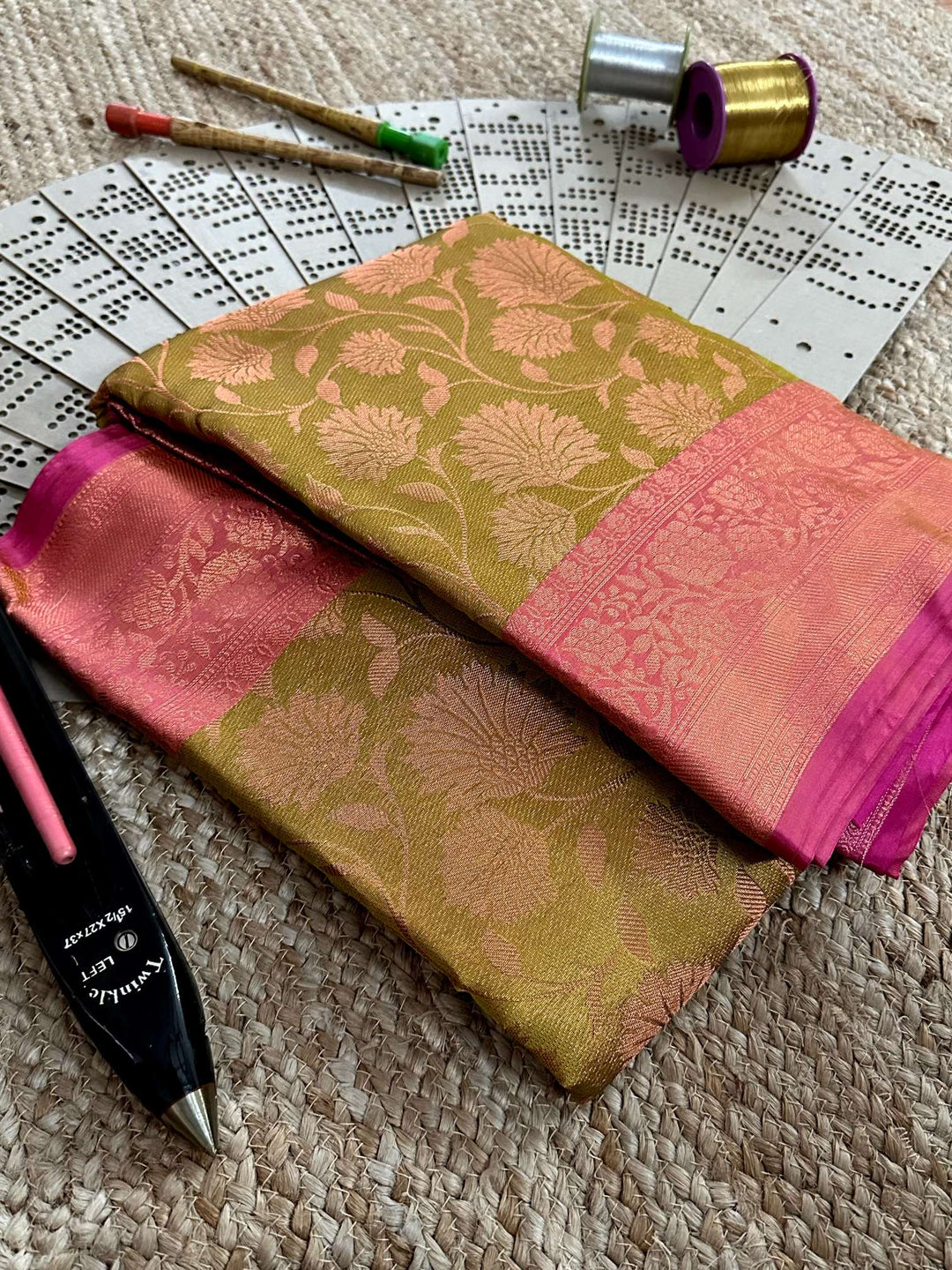 Contemporary Weave Softsilk Heritage Banarasi Saree
