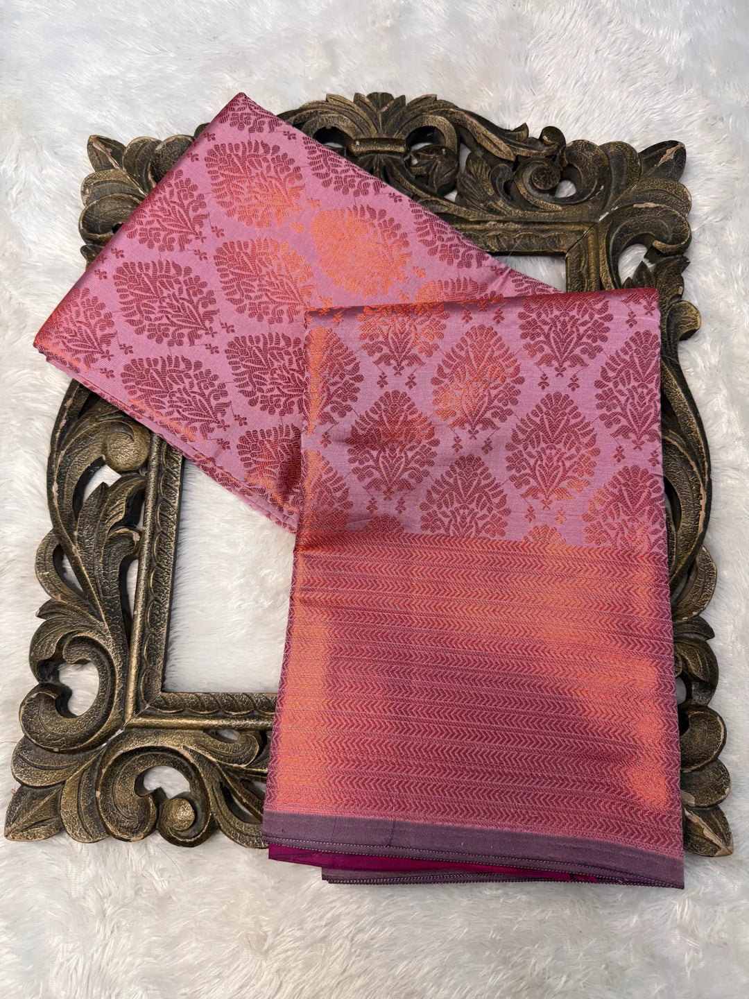 Contemporary Weave Kora Tissue Silk Banarasi Saree