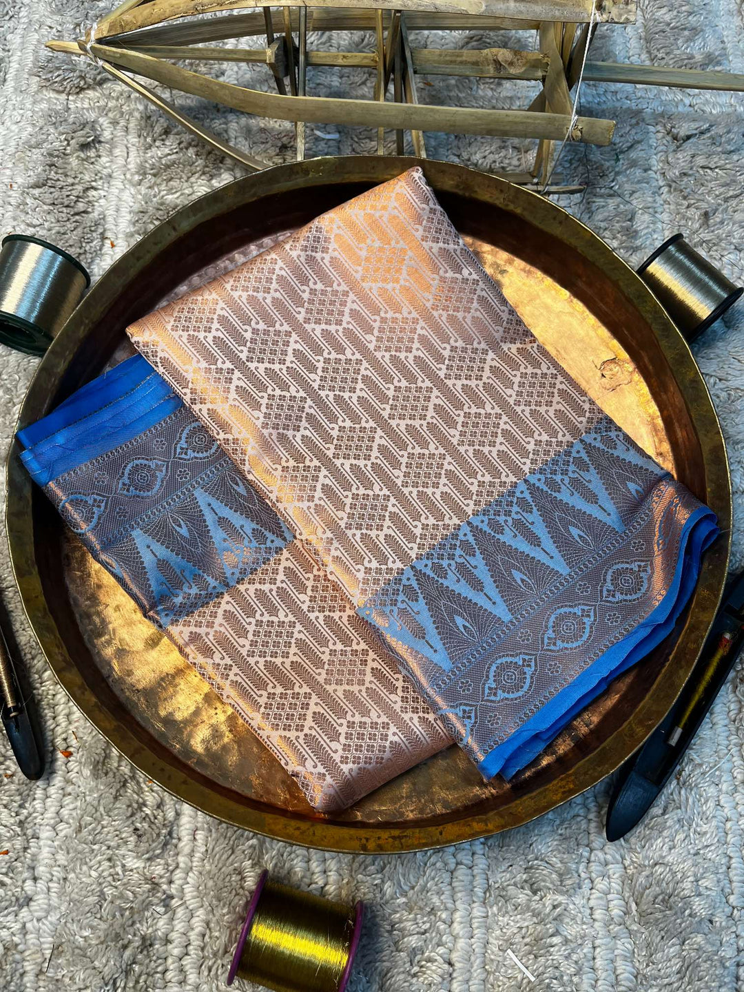 Eccentric zari weave Softsilk Banarasi saree