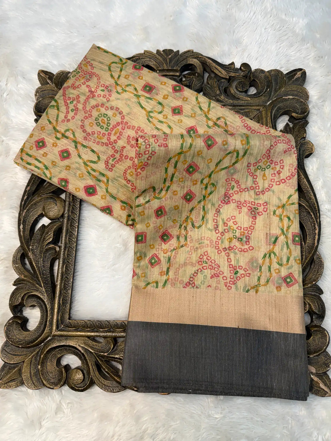 Contemporary Weave Kora Tissue Silk Banarasi Saree