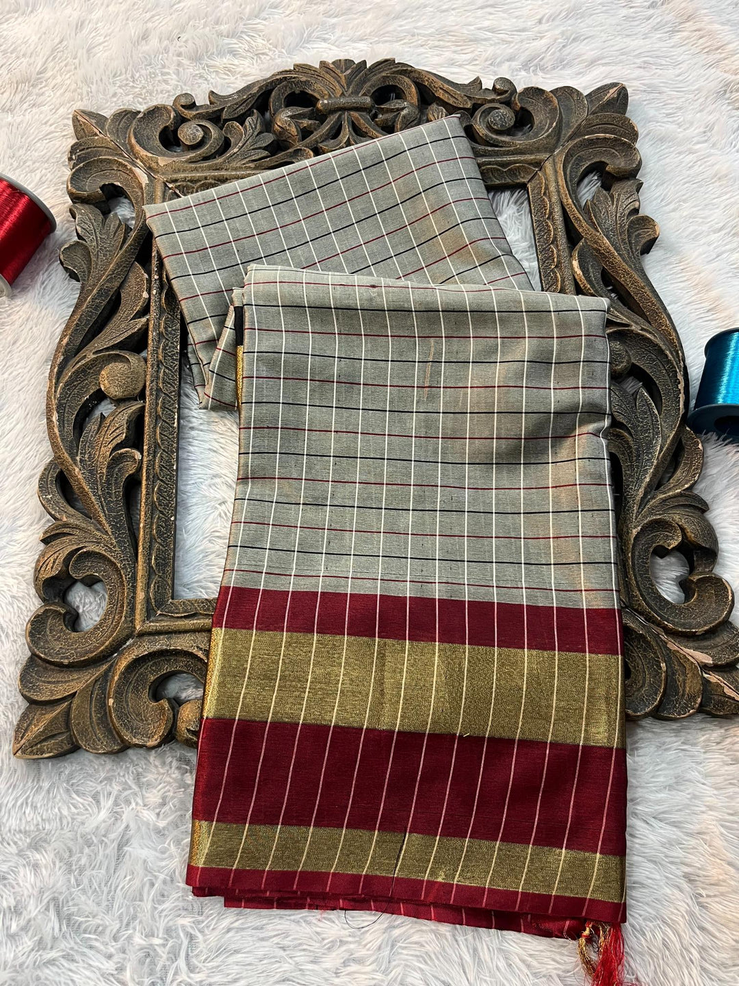 Eccentric zari weave Softsilk Banarasi Saree