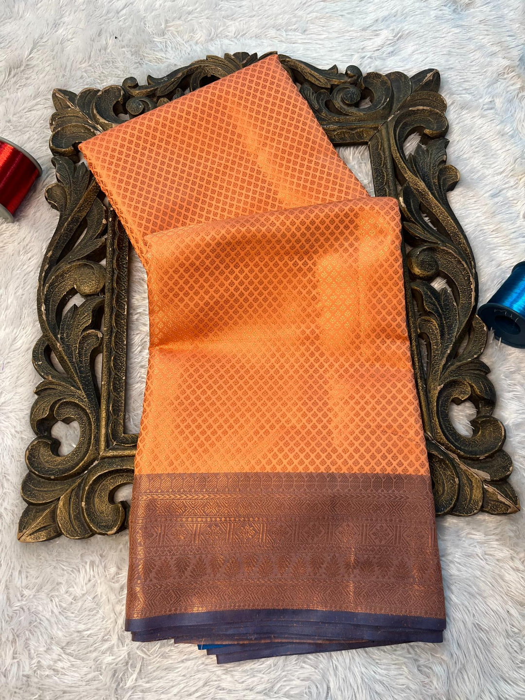 Soft Cotton Silk Rtique Zari Banarasi Saree