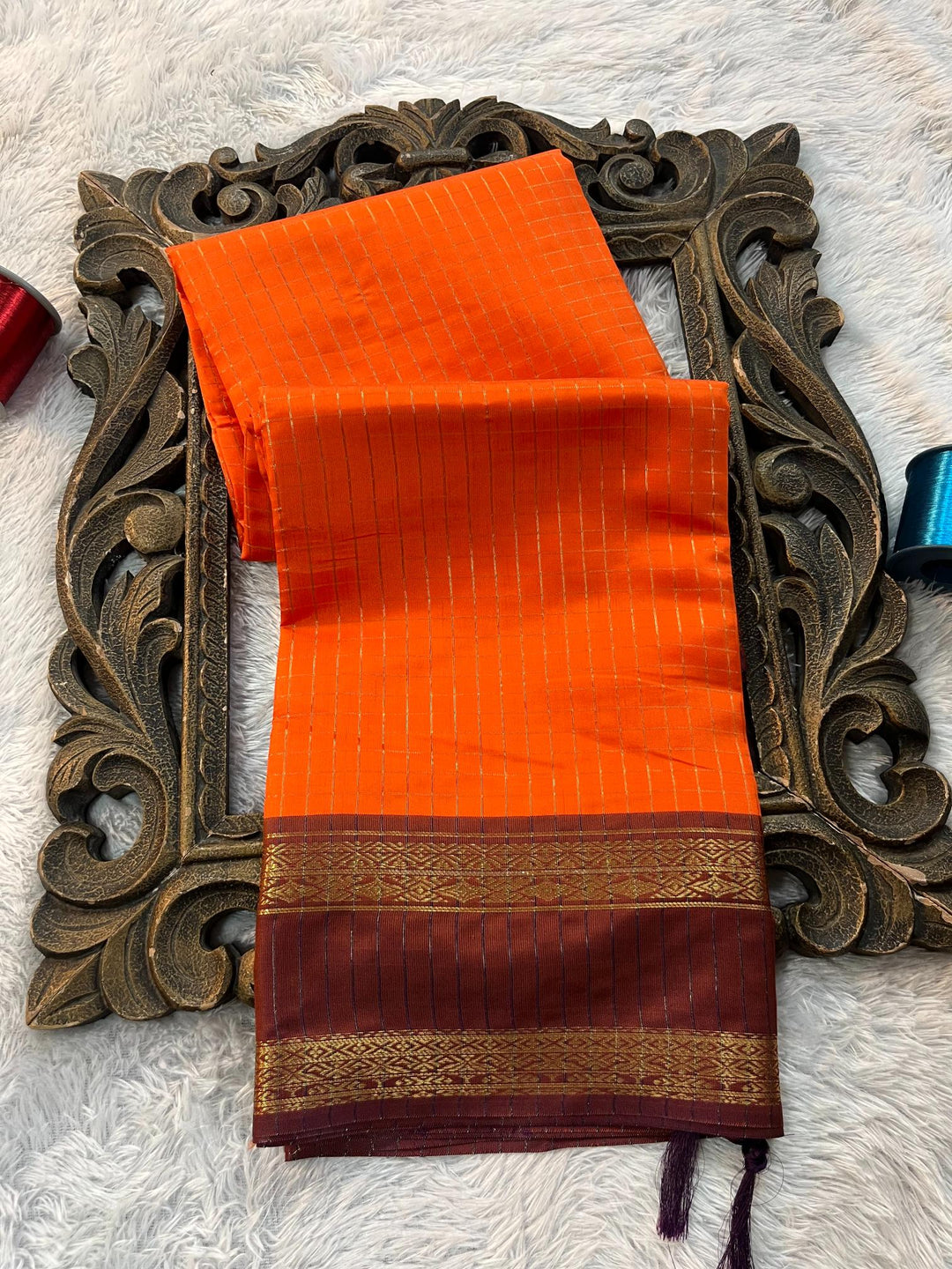 Soft Cotton Silk Rtique Zari Banarasi Saree
