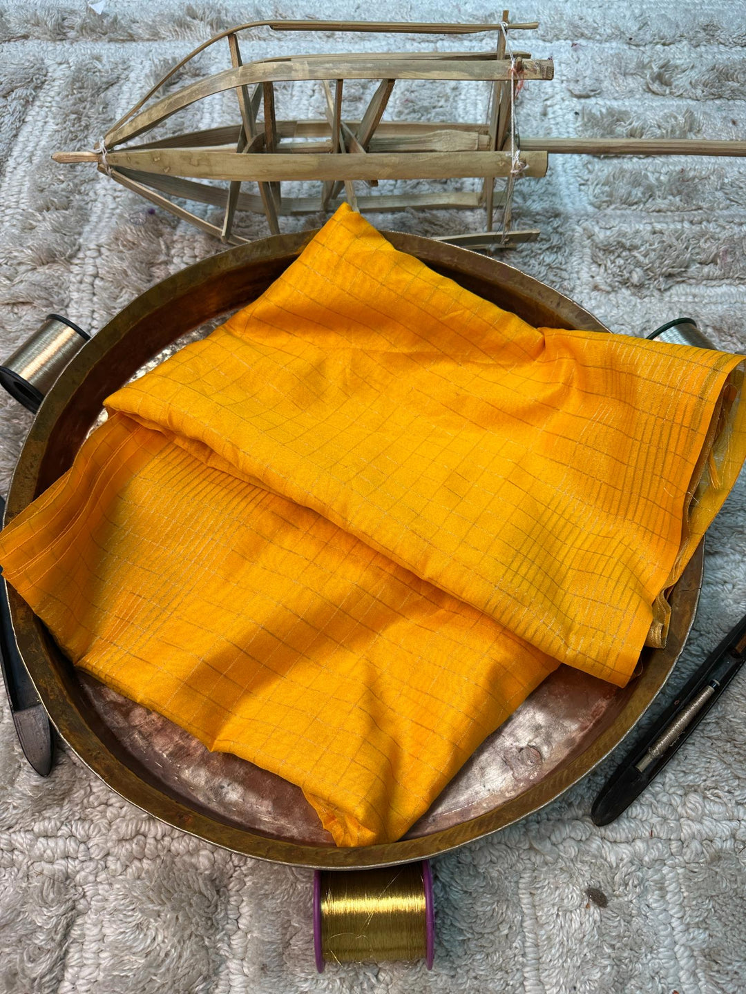 Soft Cotton Silk Rtique Zari Banarasi Saree