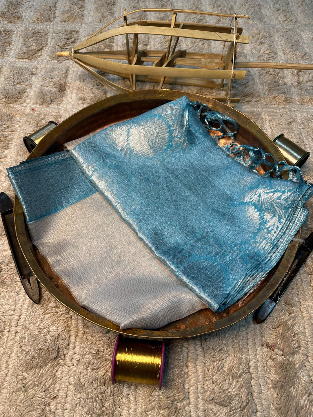 Eccentric zari weave Softsilk Banarasi saree