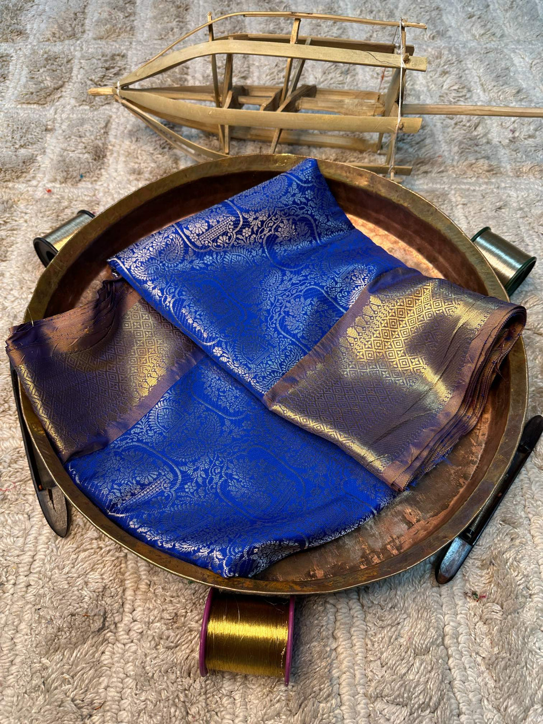Eccentric zari weave Softsilk Banarasi saree