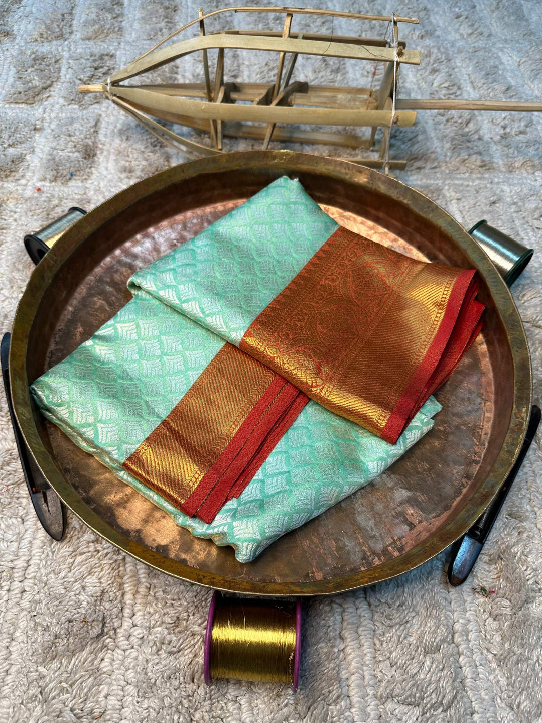 Eccentric zari weave Softsilk Banarasi saree