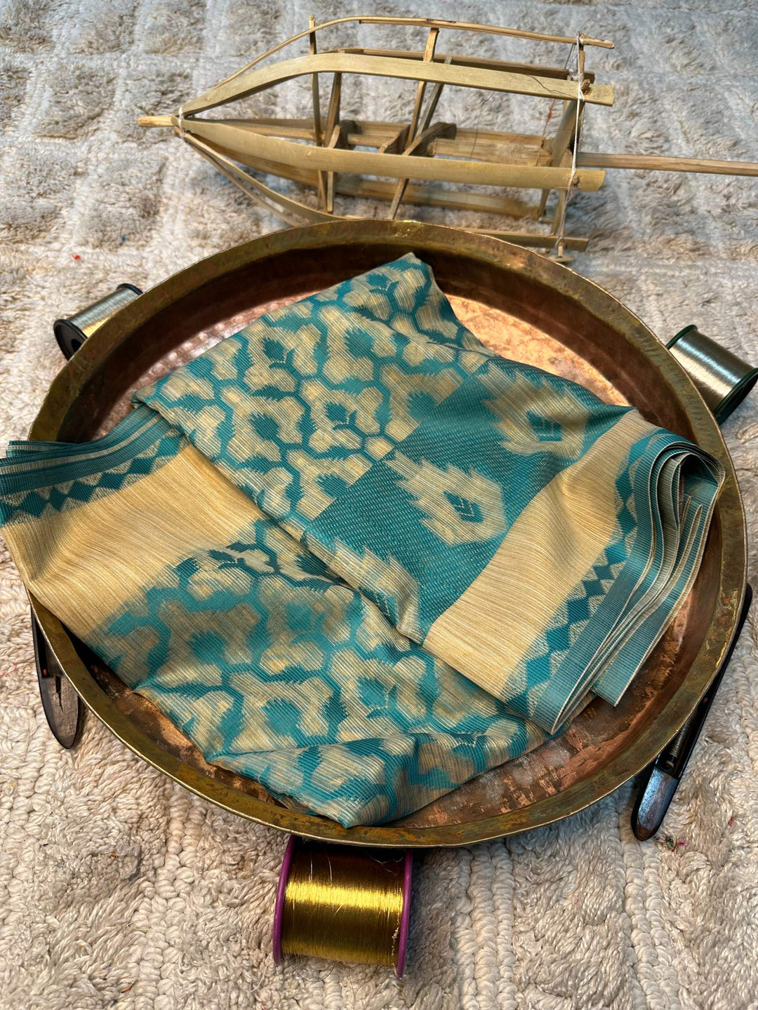 Soft Cotton Silk Antique Zari Banarasi Saree