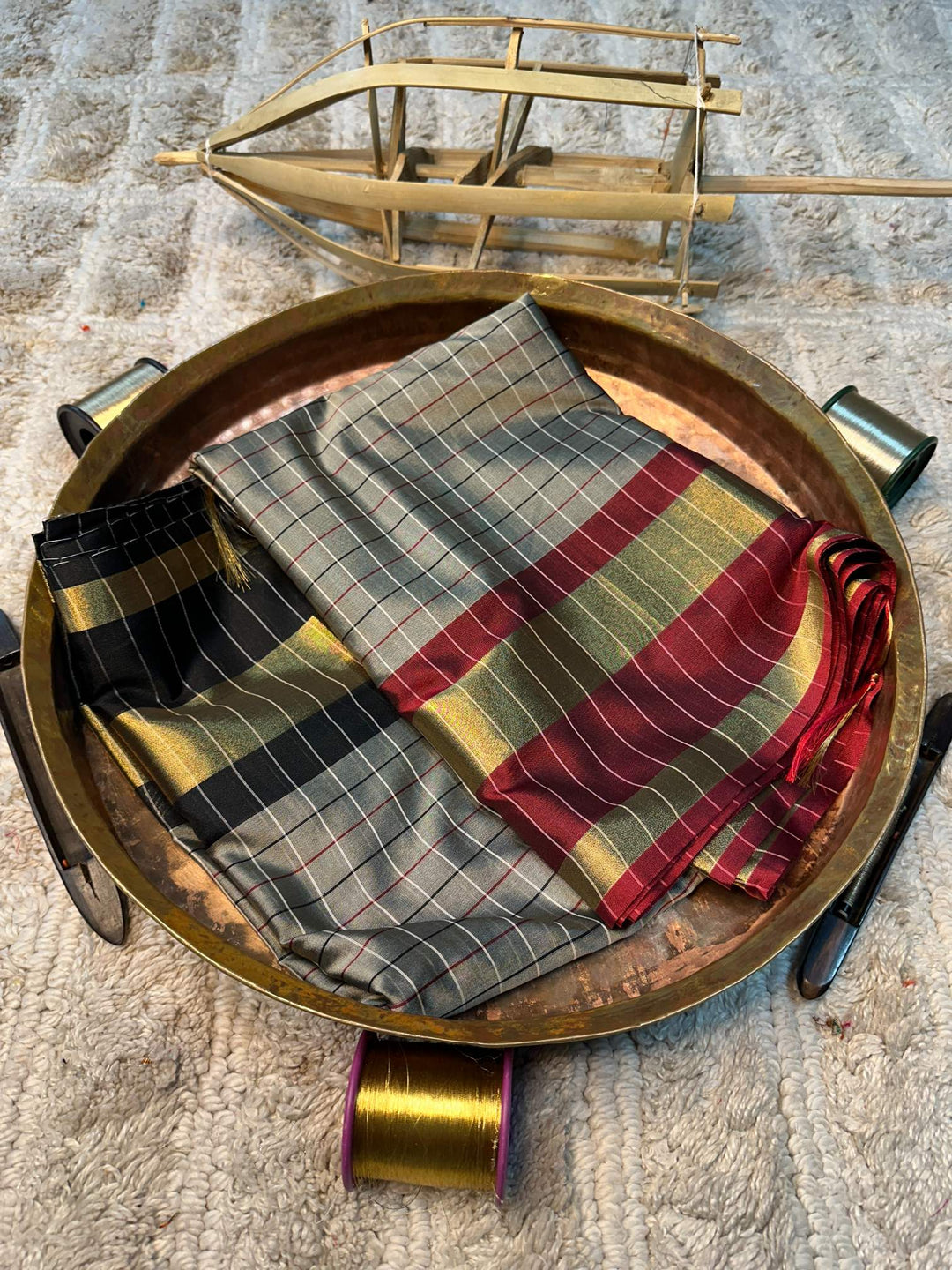 Eccentric zari weave Softsilk Banarasi saree
