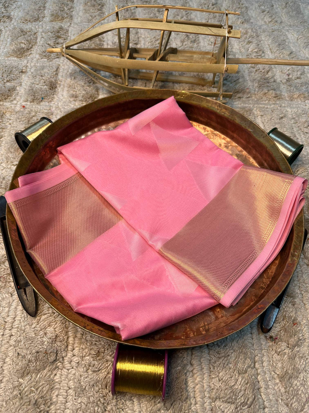 Soft Cotton Silk Antique Zari Banarasi Saree