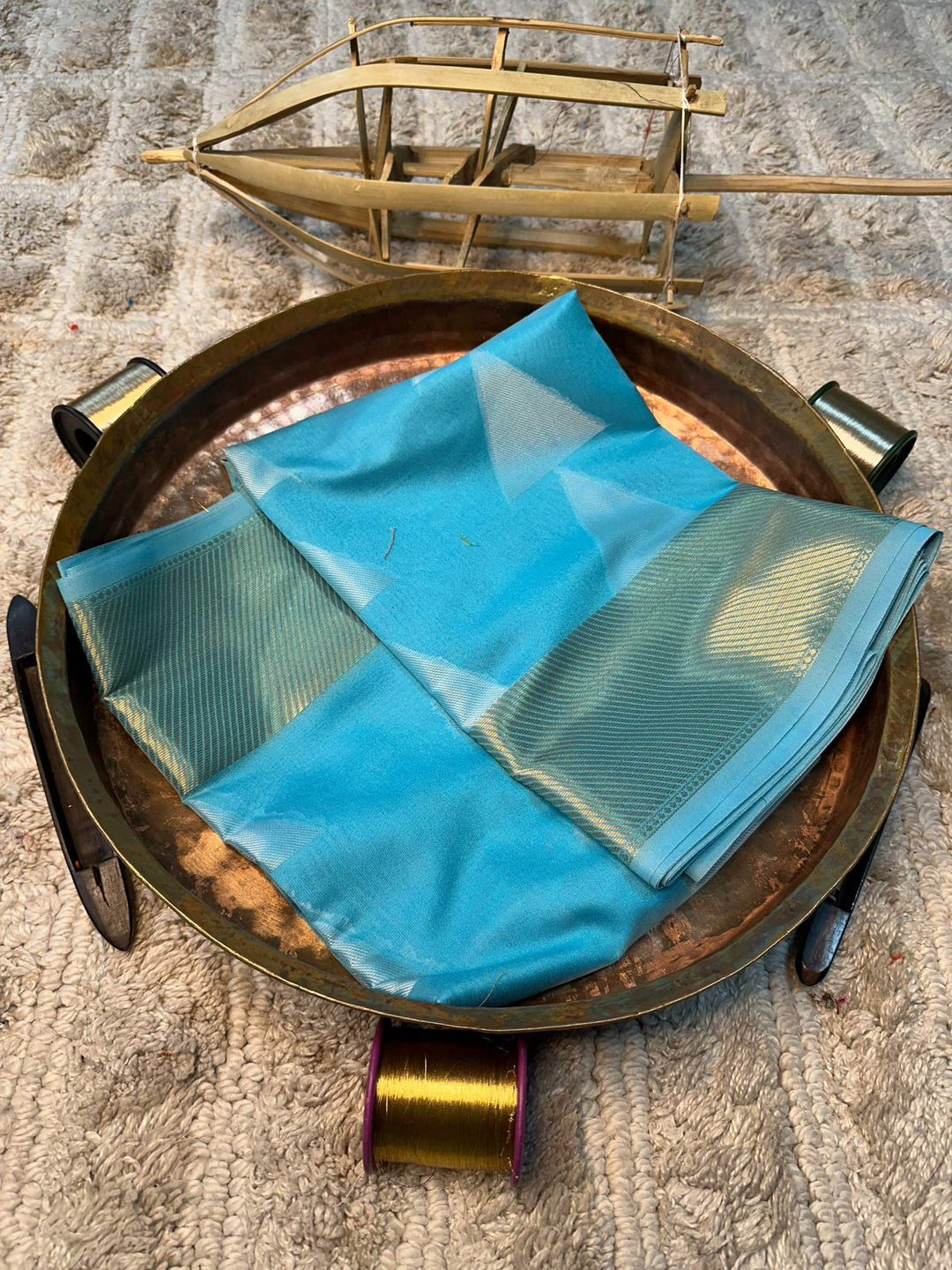Eccentric zari weave Softsilk Banarasi saree