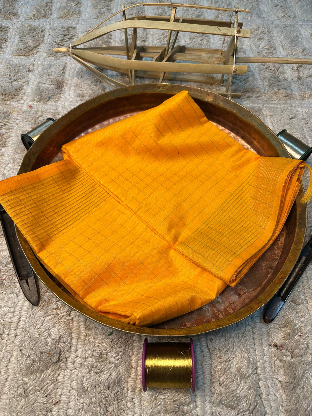 Soft Cotton Silk Antique Zari Banarasi Saree