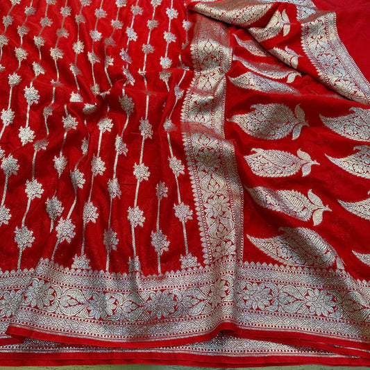 Semi Katan Silk Banarasi Sarees