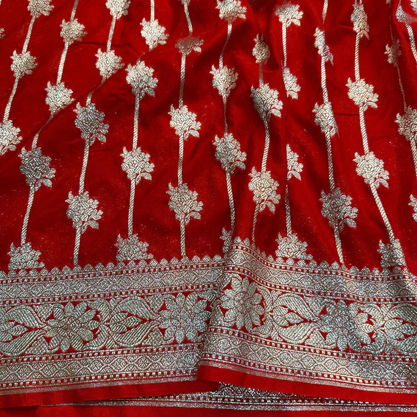 Semi Katan Silk Banarasi Sarees