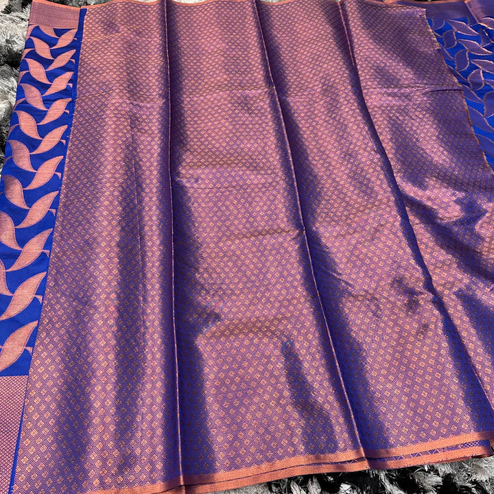 Royal Blue Soft Silk Saree