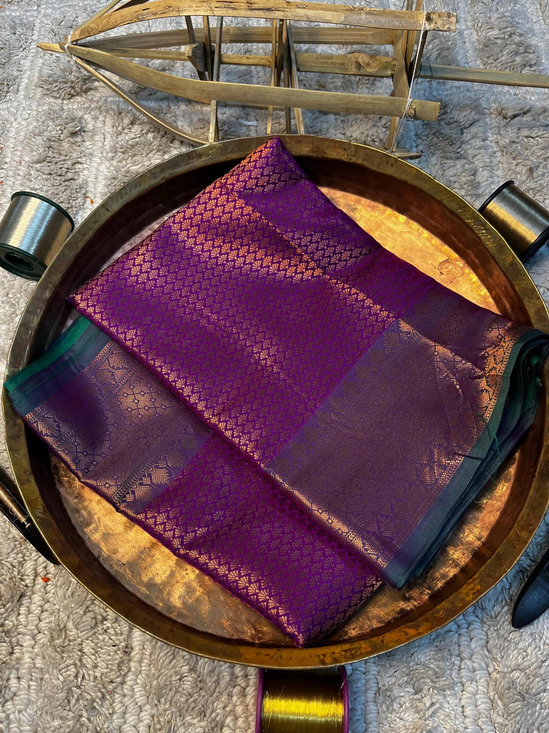 Eccentric zari weave Softsilk Banarasi saree