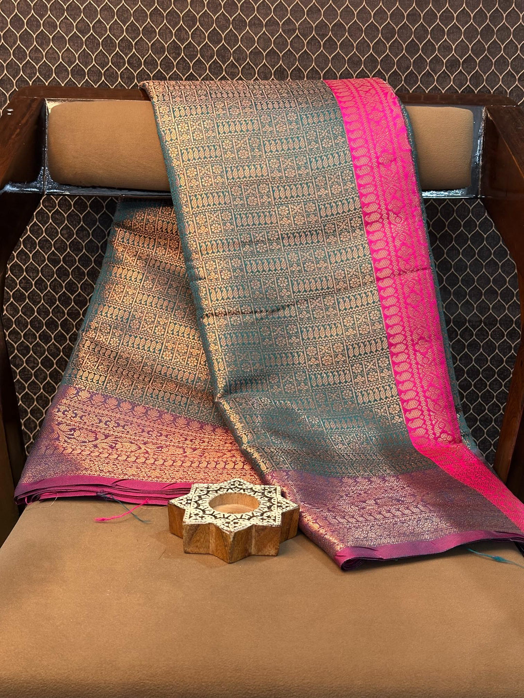 Eccentric zari weave Softsilk Banarasi saree