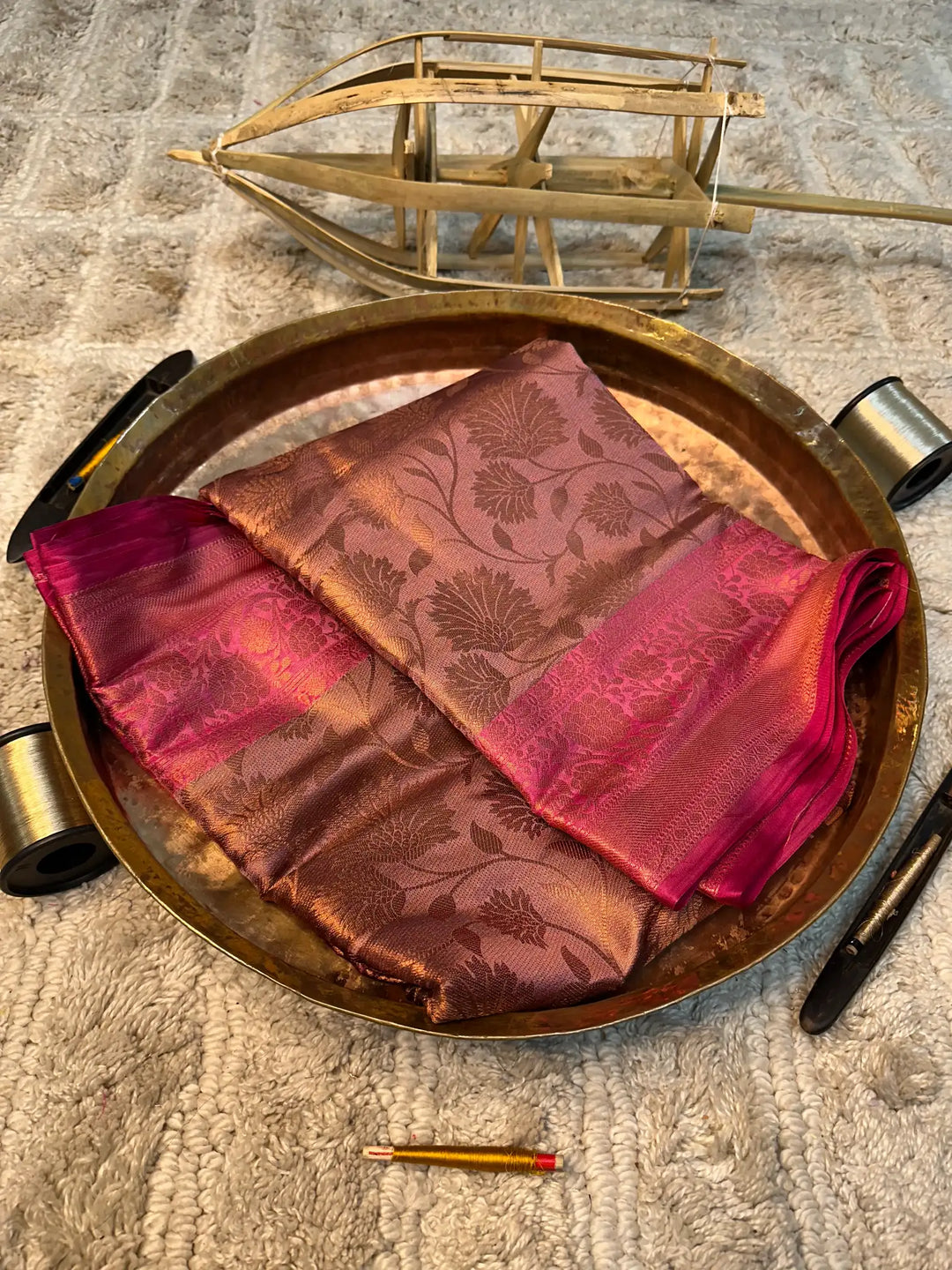 Eccentric zari weave Softsilk Banarasi saree