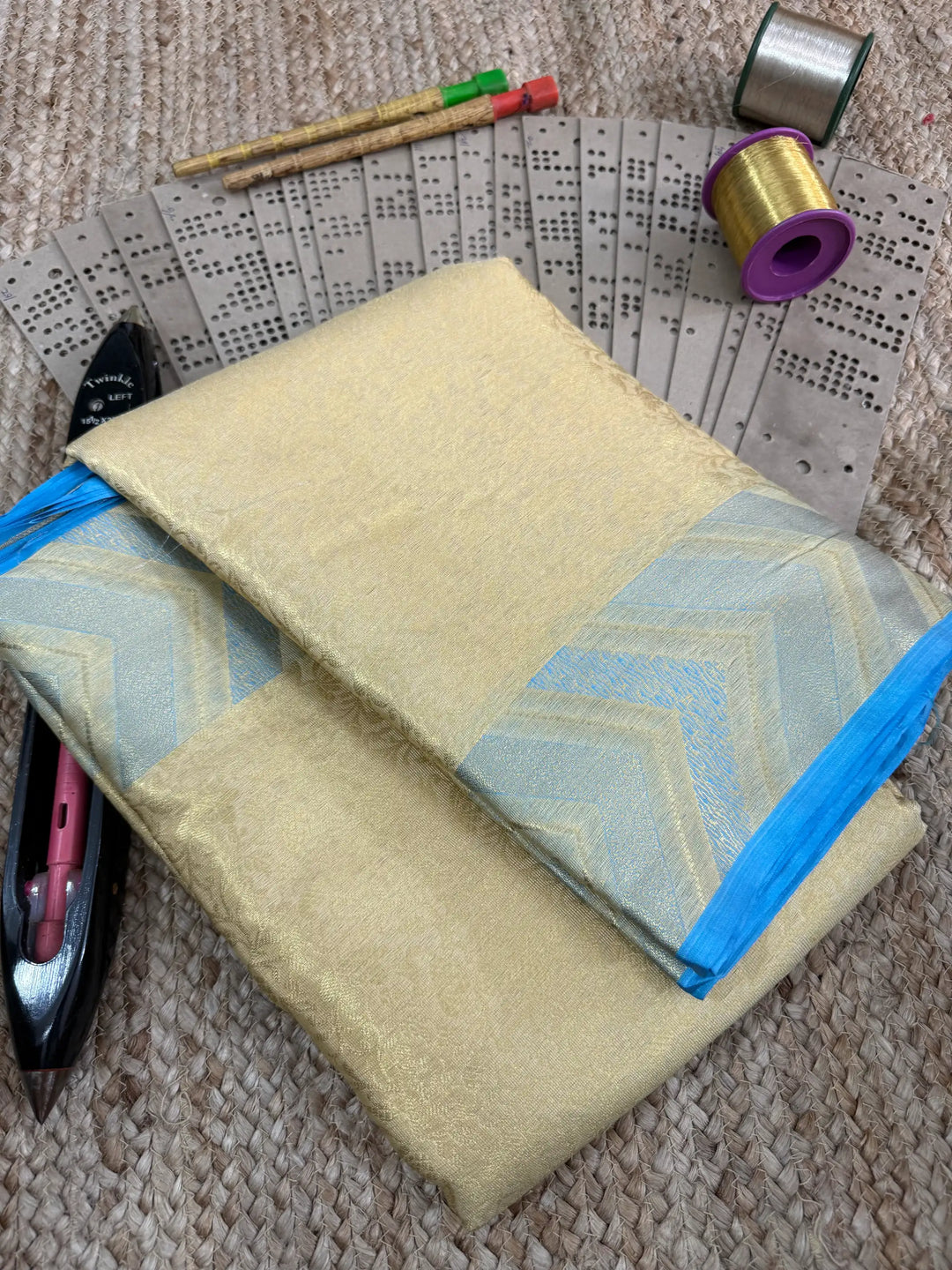Eccentric zari weave Softsilk Banarasi saree