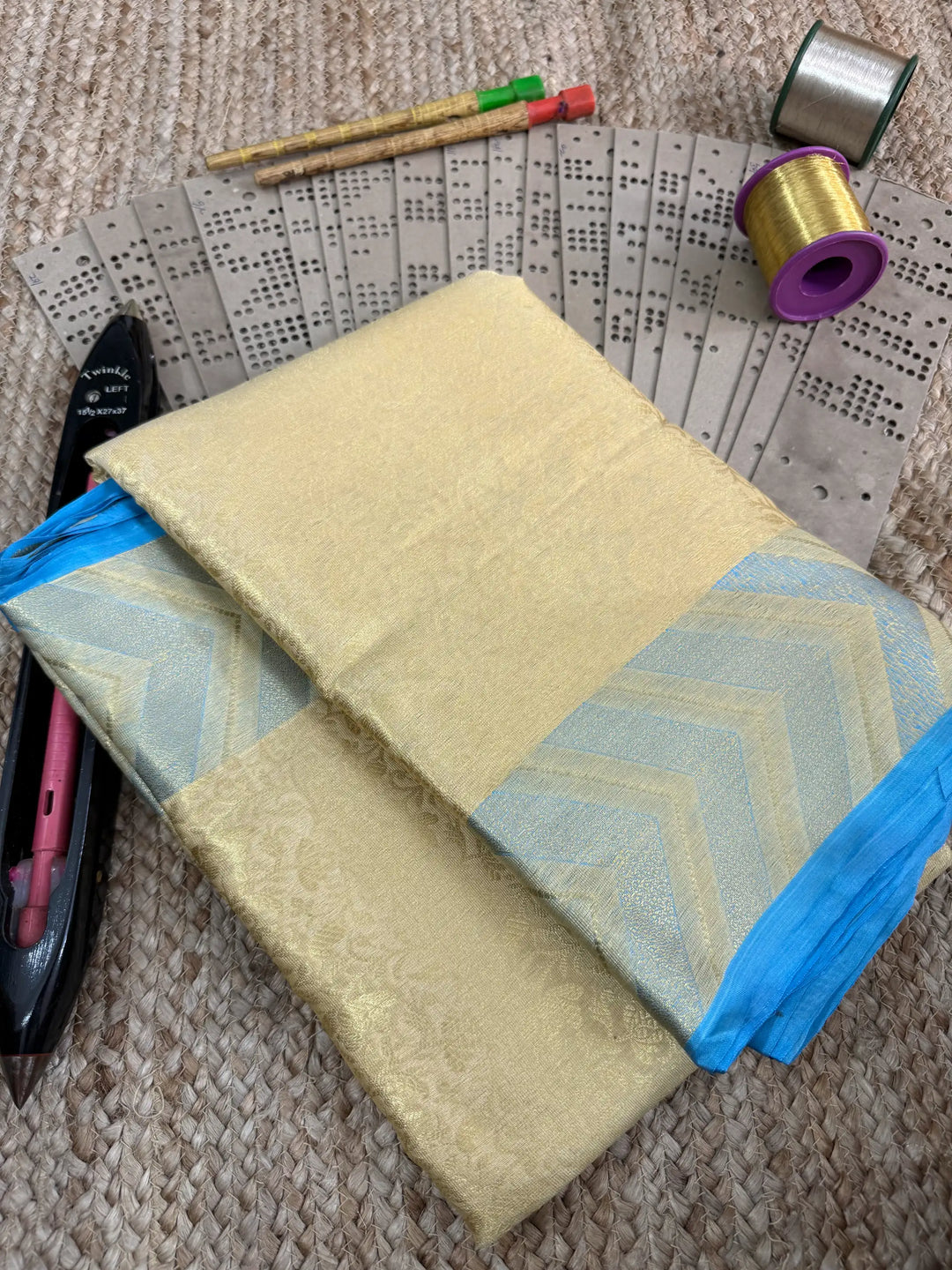 Eccentric zari weave Softsilk Banarasi saree