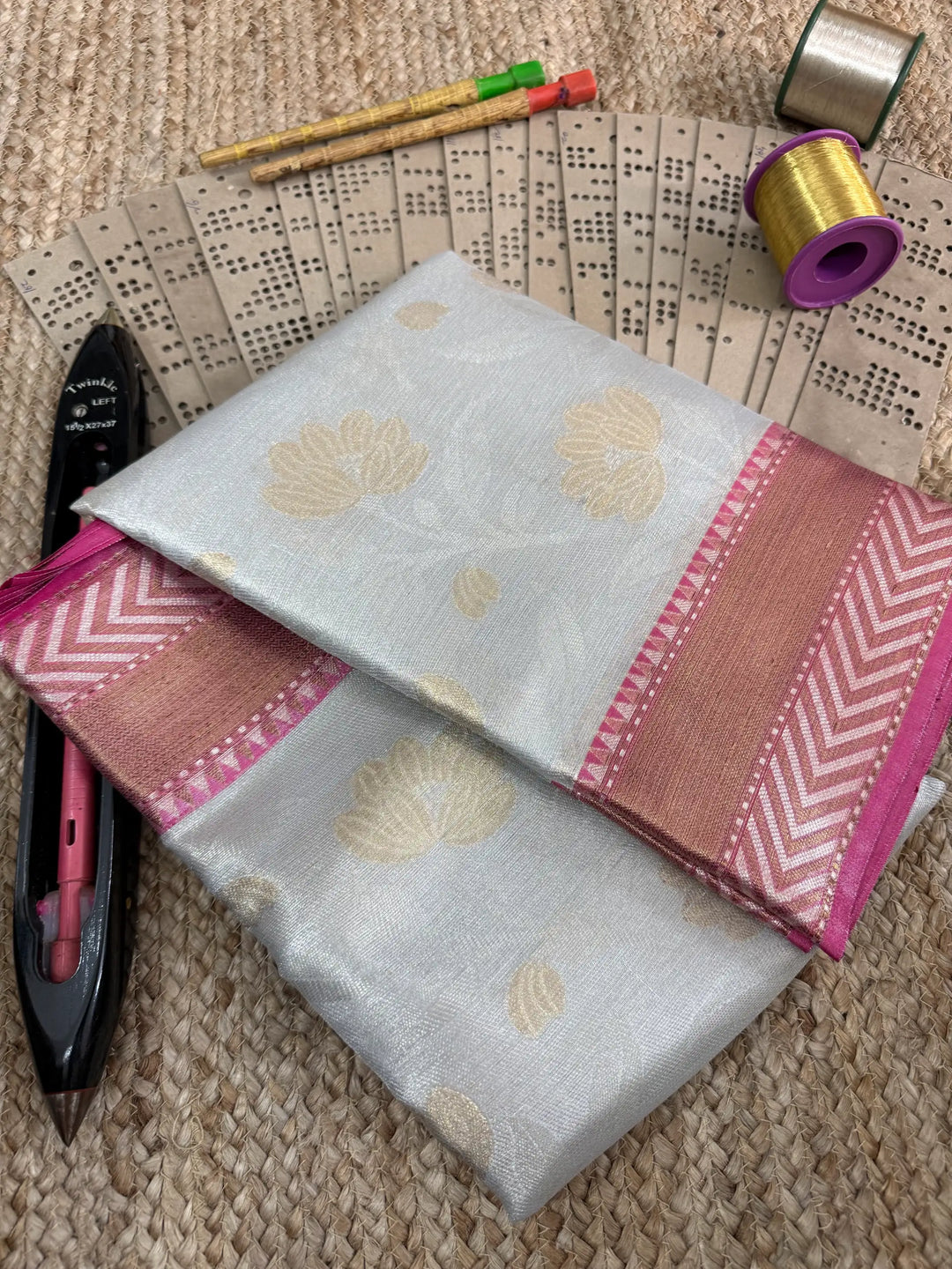 Eccentric zari weave Softsilk Banarasi saree
