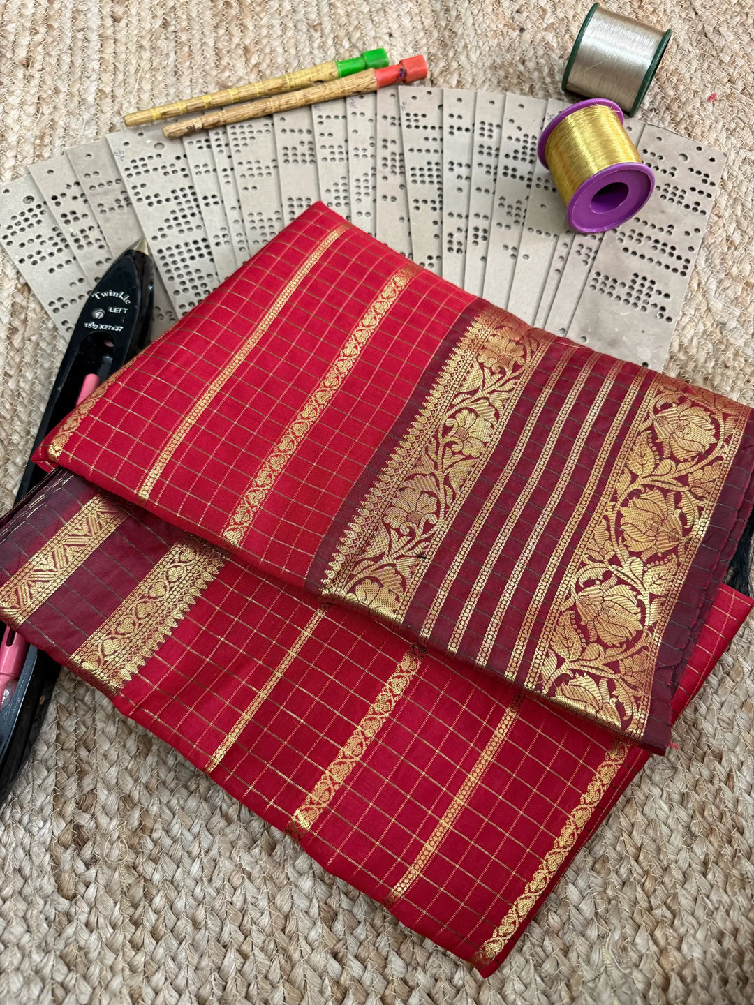 Eccentric zari weave Softsilk Banarasi saree