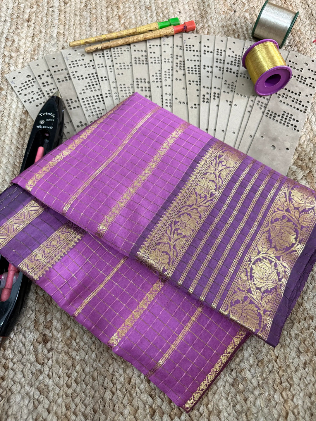 Eccentric zari weave Softsilk Banarasi saree
