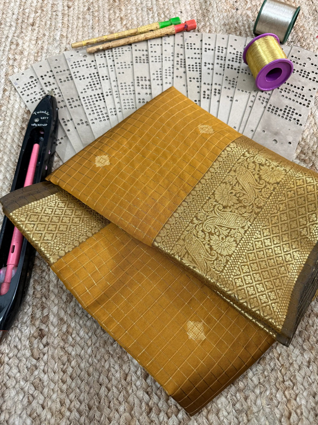 Eccentric zari weave Softsilk Banarasi saree
