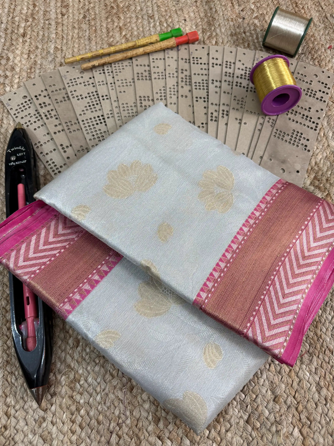 Eccentric zari weave Softsilk Banarasi saree
