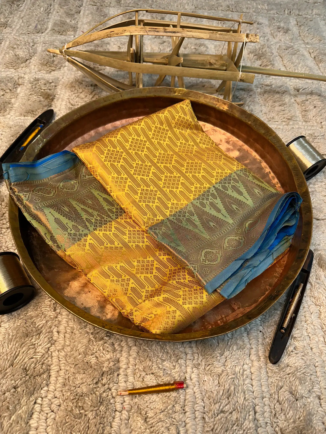 Eccentric zari weave Softsilk Banarasi saree