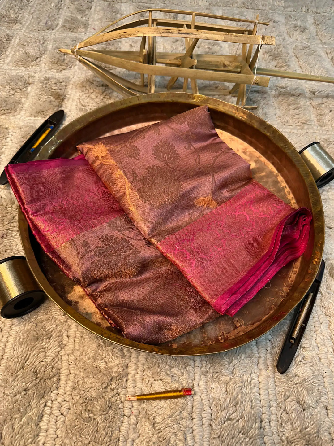 Eccentric zari weave Softsilk Banarasi saree