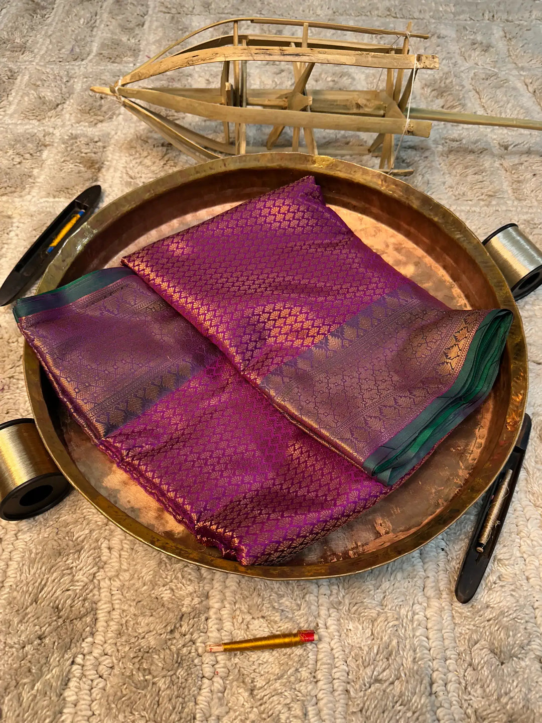 Eccentric zari weave Softsilk Banarasi saree
