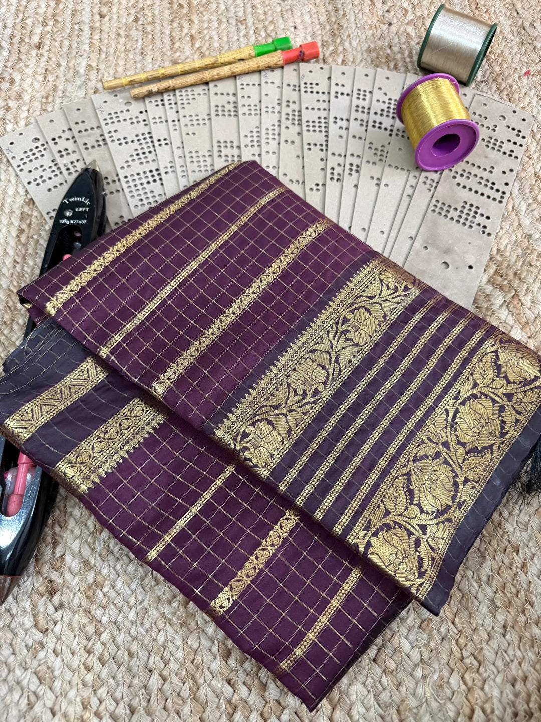 Eccentric zari weave Softsilk Banarasi saree