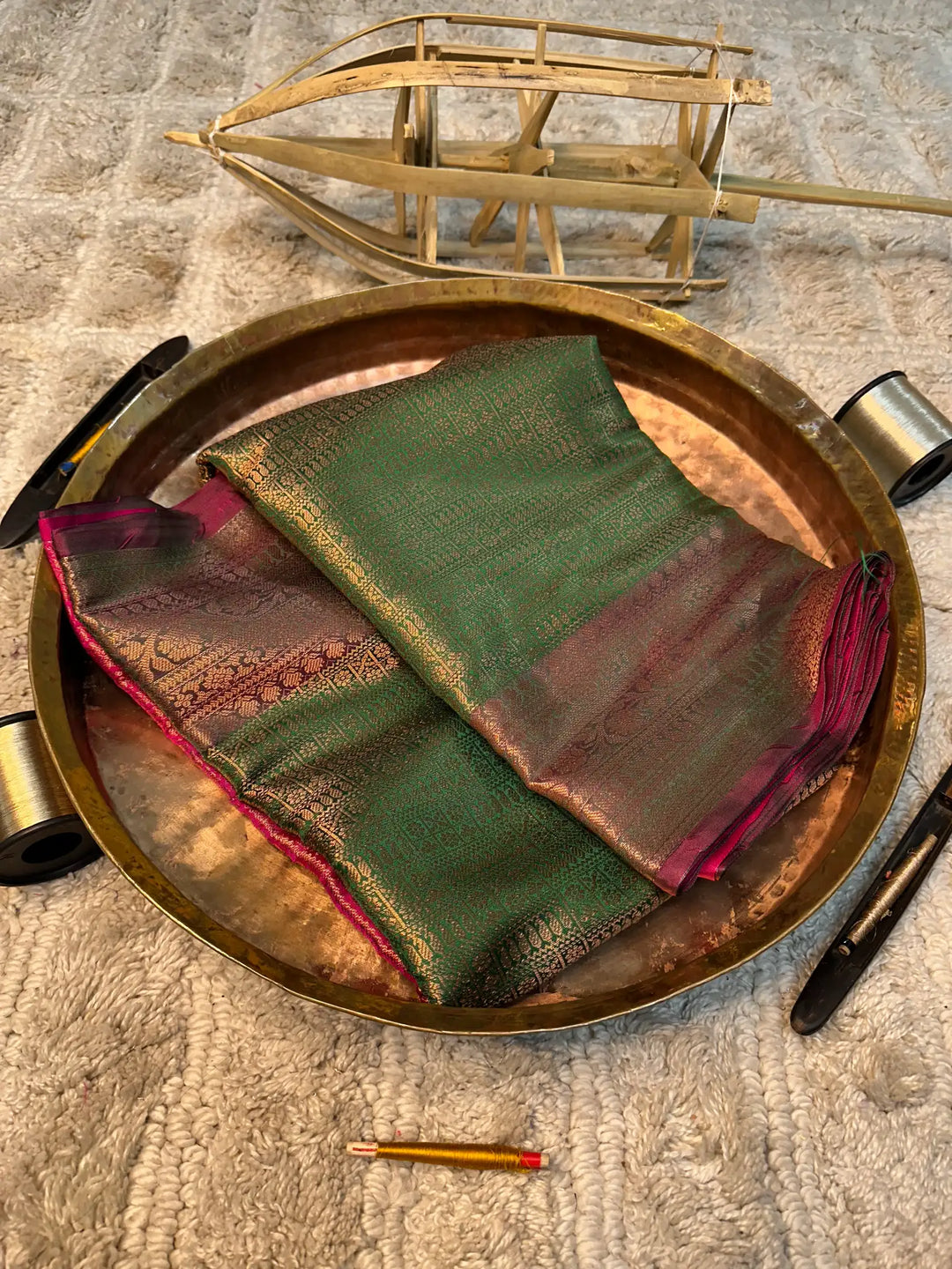 Eccentric zari weave Softsilk Banarasi saree
