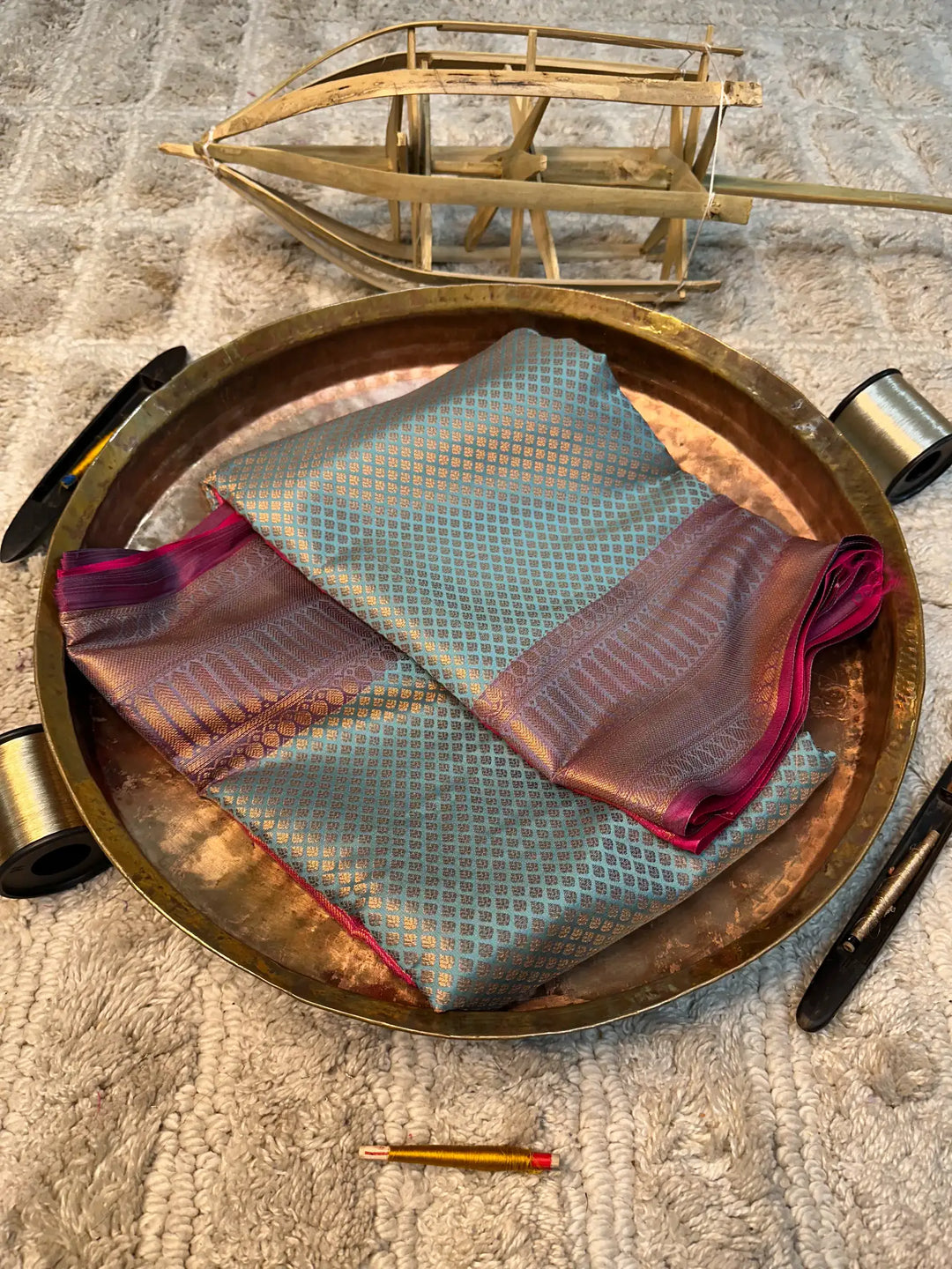 Eccentric zari weave Softsilk Banarasi saree