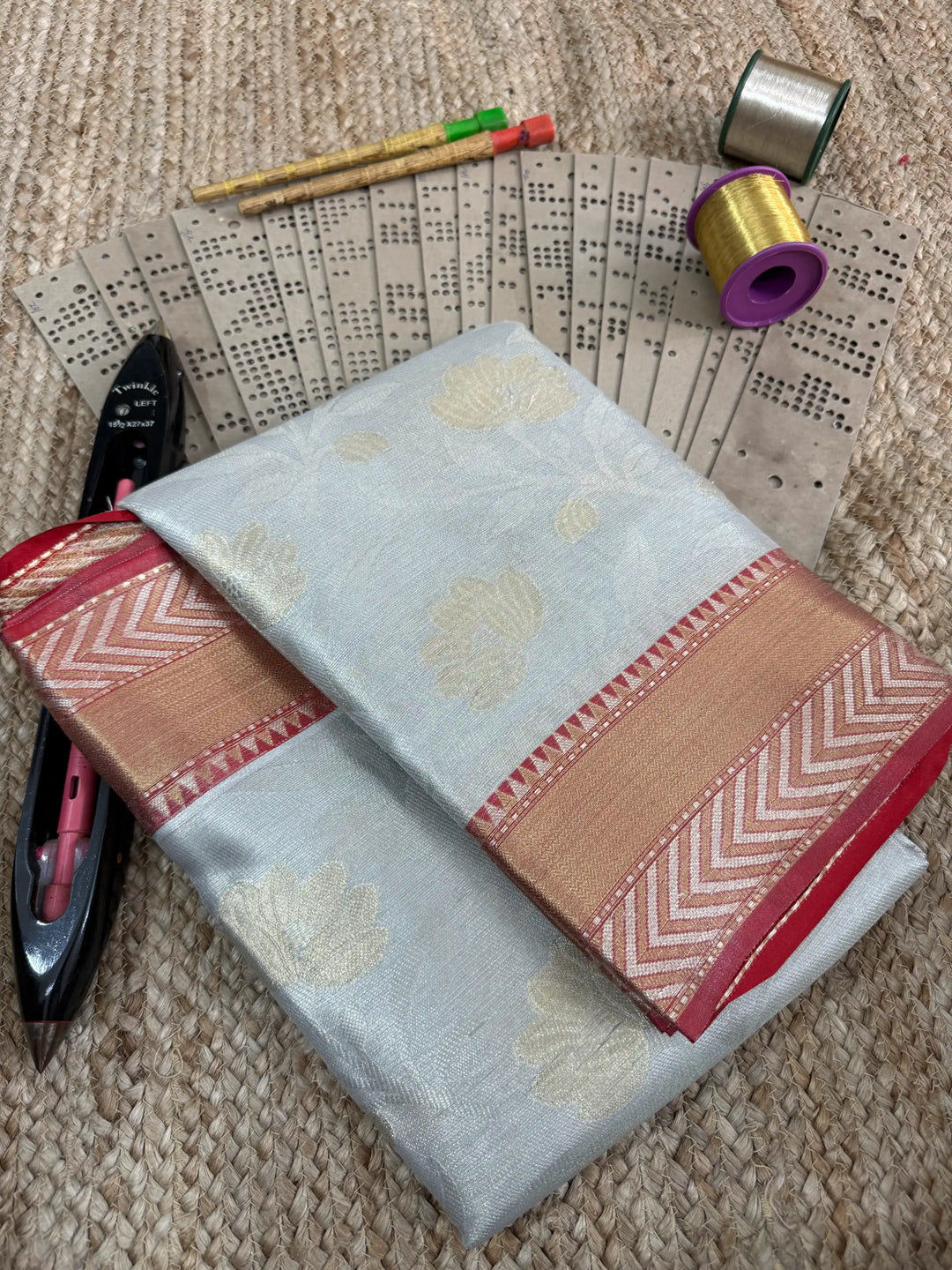 Eccentric zari weave Softsilk Banarasi saree