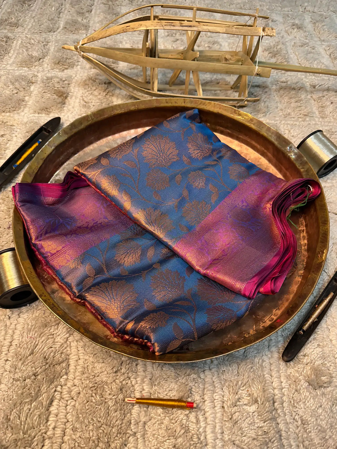 Eccentric zari weave Softsilk Banarasi saree